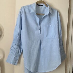 Light Blue Women’s Shirt from ZARA